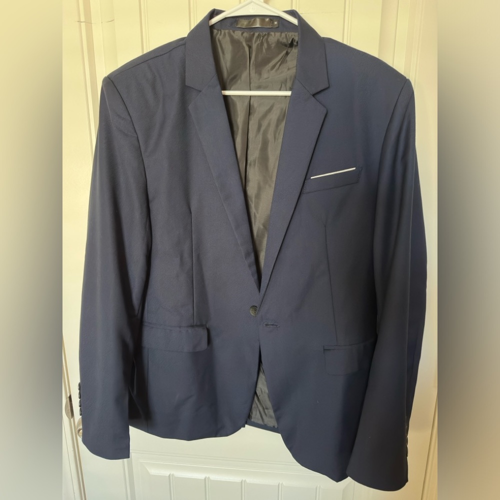 Navy Men’s sport coat/blazer Medium